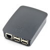 Das offizielle Gehäuse für den Raspberry Pi ist Graphit
