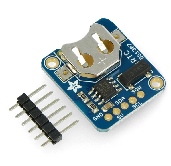 Modul mit DS1307 -Echtzeituhr und Backup-Batterieversorgung