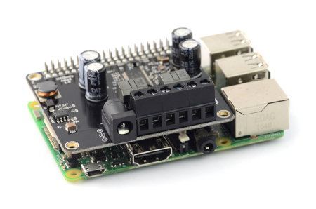 Das Gerät hat einen Anschluss, der für die GPIO-Pins des Raspberry Pi, Version 4B, 3B+, 3B, 2B, A+, B+, Zero geeignet ist