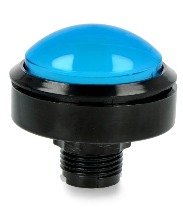 Druckknopf 6 cm - blau.