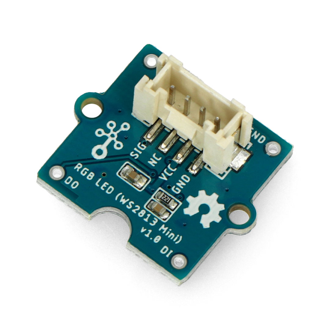 Grove - LED-RGB (WS2813 Mini) Das Modul ist mit RGB-LED mit WS2813 -Chip ausgestattet. Dank der Verwendung des Grove