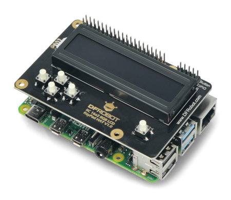 Verkaufsgegenstand ist ein Overlay mit Display. Raspberry Pi muss separat erworben werden.