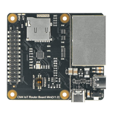 Das Board ist mit zwei USB-Typ-C-Anschlüssen ausgestattet.