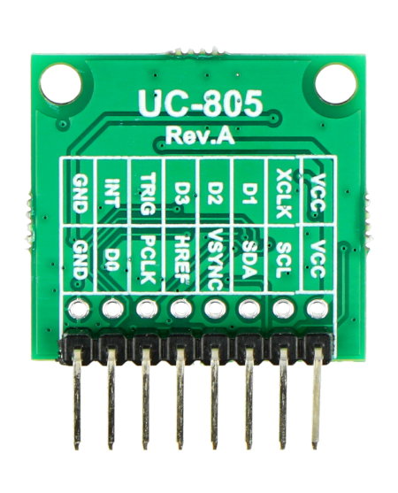 ArduCam HM01B0 VGA SPI Kamera - für Raspberry Pi Pico - Rückansicht.