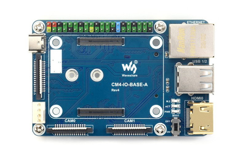 Mini Base Board A - ein Basisboard für den Raspberry Pi CM4 - Waveshare 19887