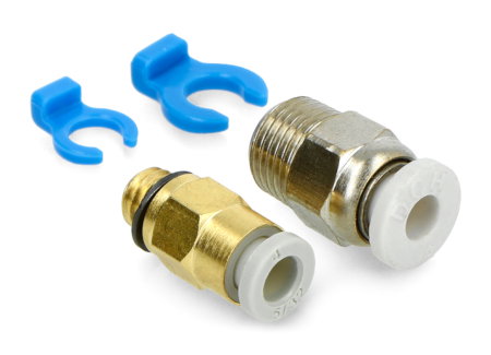 Set aus zwei pneumatischen Creality-Anschlüssen - 2,5 mm und 4 mm