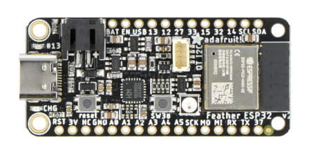 Adafruit ESP32 Feather V2 – 8 MB Flash + 2 MB PSRAM – STEMMA QT – Adafruit 5400.