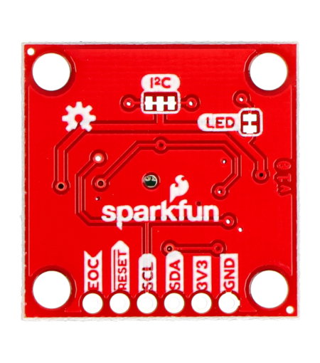 SparkFun Qwiic MicroPressure Sensor – Rückansicht.