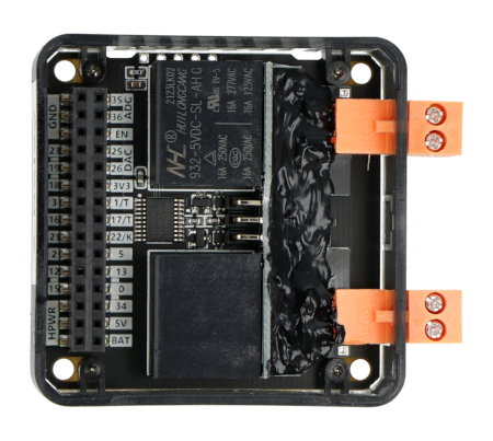 Relaismodul STM32F030F4 - Innenansicht.