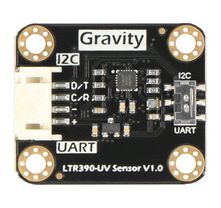 Schwerkraft - UV-Sensor für ultraviolettes Licht - LTR390-UV-01 - I2C / UART - DFRobot SEN0540