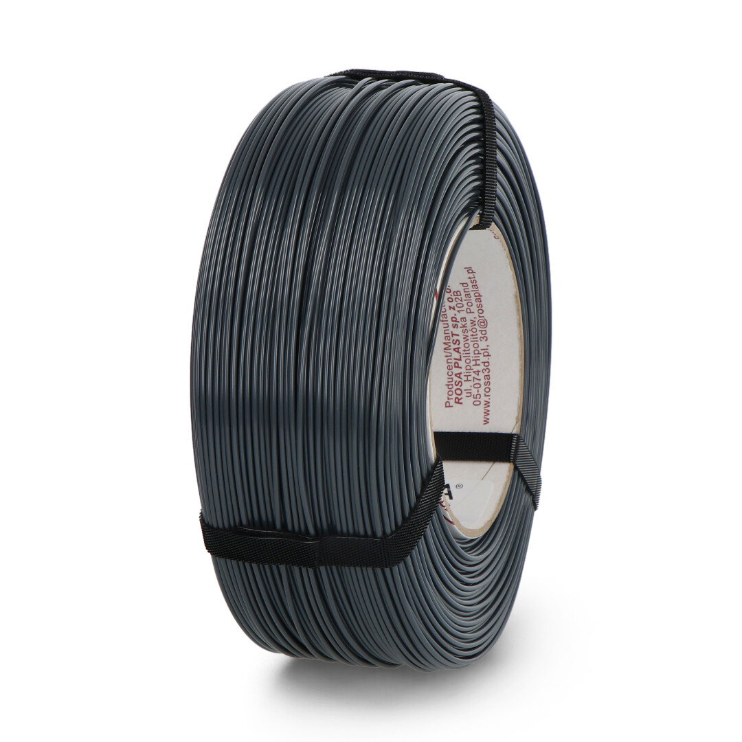 Rosa3D Refill PETG Standard 1.75mm 1kg - Gray ist ein nahtloses Filament