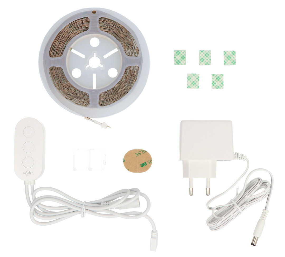 Inhalt des Gosund SL2 RGB WiFi smart LED strip kit