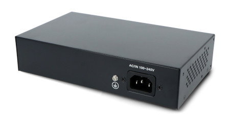 Switch do szaf serwerowych 10'' / 19'' - 16 portów 1000 Mbps - Lanberg RSGE-16