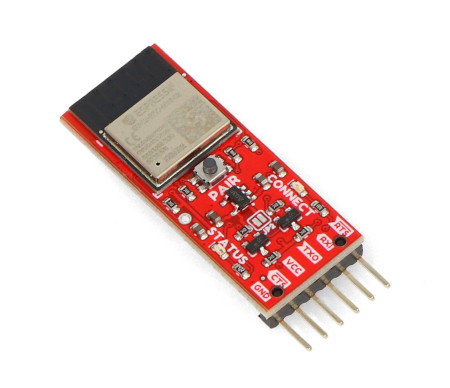 SparkFun BlueSMiRF v2 ist ein Entwicklungsboard, das mit dem ESP32-PICO-MINI-02 Chip ausgestattet ist