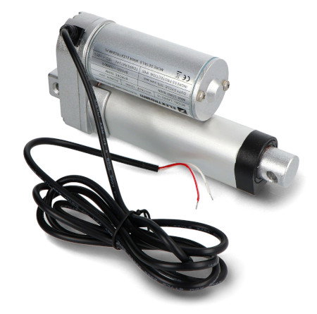 Siłownik elektryczny LAD 500 N 15 mm/s 12 V - wysuw 5 cm