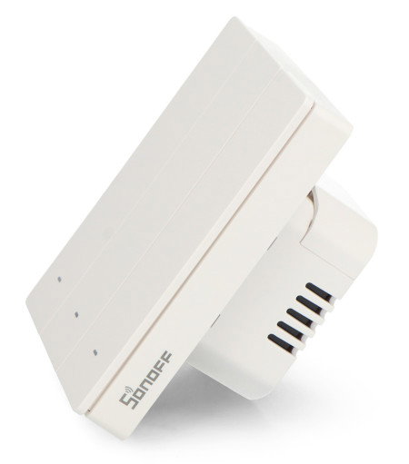 Sonoff M5-3C-80W - inteligentny włącznik ścienny WiFi / Matter - 3-kanałowy - biały