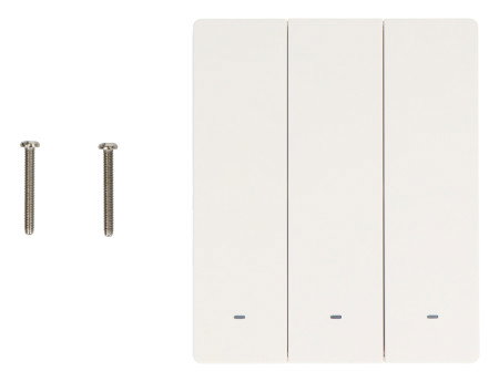 Sonoff M5-3C-80W - inteligentny włącznik ścienny WiFi / Matter - 3-kanałowy - biały