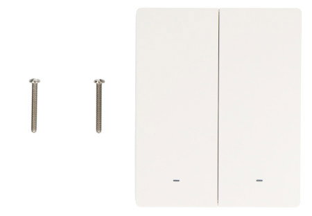 Sonoff M5-2C-80W - inteligentny włącznik ścienny WiFi / Matter - 2-kanałowy - biały