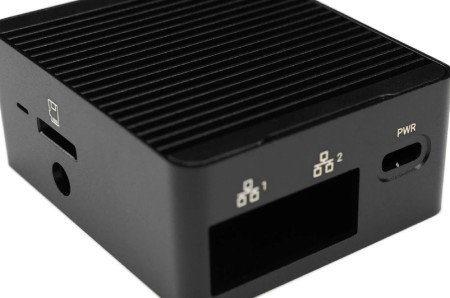 Obudowa z radiatorem do Raspberry Pi CM4 IoT Router Carrier Board Mini - aluminiowa - DFRobot FIT0788-V2