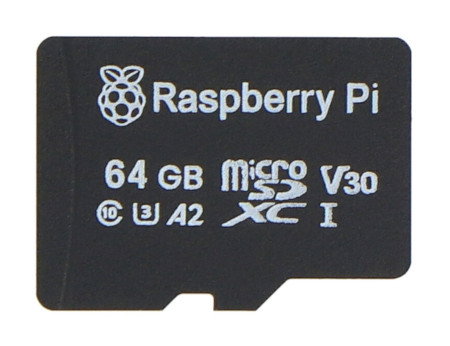 Karta pamięci Raspberry Pi microSD 64 GB Klasa A2