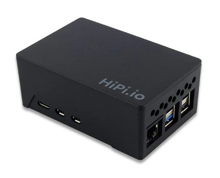 Obudowa HighPi Pro 5S do Raspberry Pi 5 - ABS - czarna - PiHut 106008