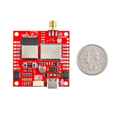 Moduł RTK Postcard - GNSS-RTK Quectel LG290P - ESP32-PICO-MINI-02 - SparkFun GPS-26916