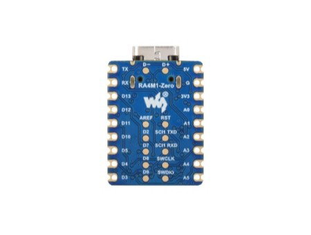 Das RA4M1-Zero ist ein Miniatur-Entwicklerboard, das für Projekte entwickelt wurde, die Zuverlässigkeit, Sicherheit und