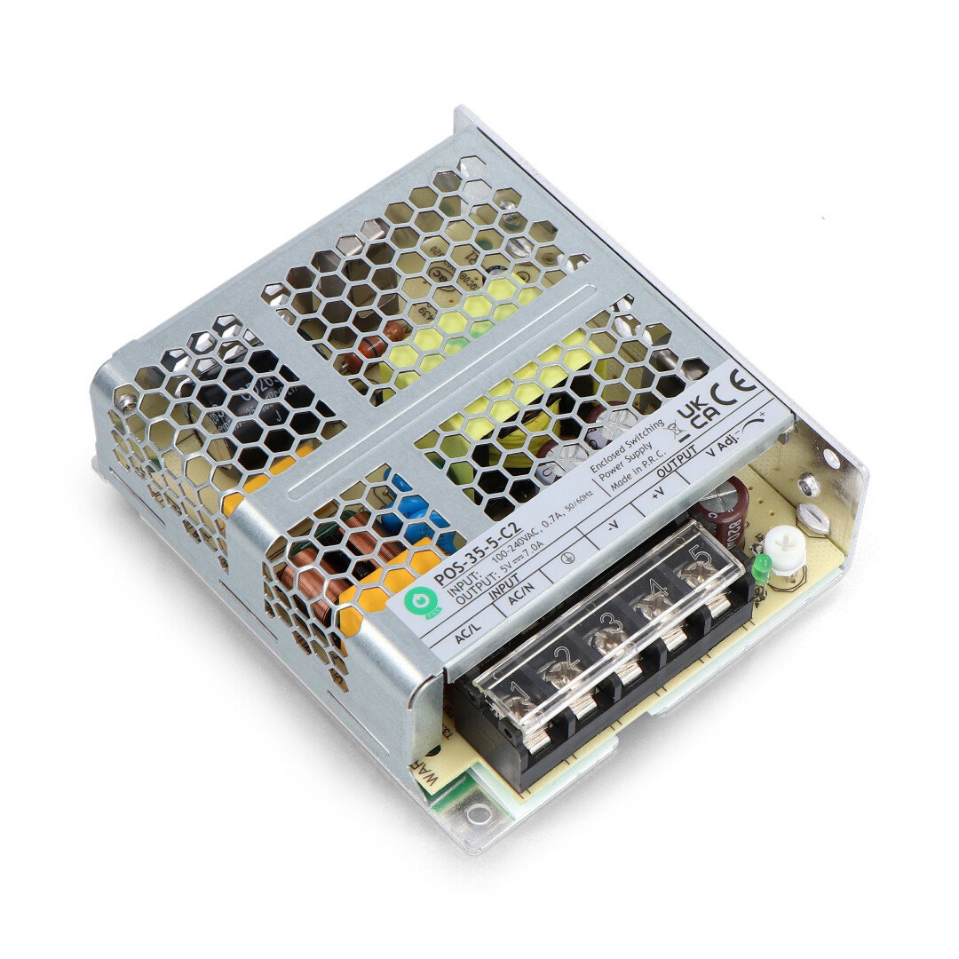 Zasilacz montażowy POS-35-5-C - 5 V / 7 A / 35 W.