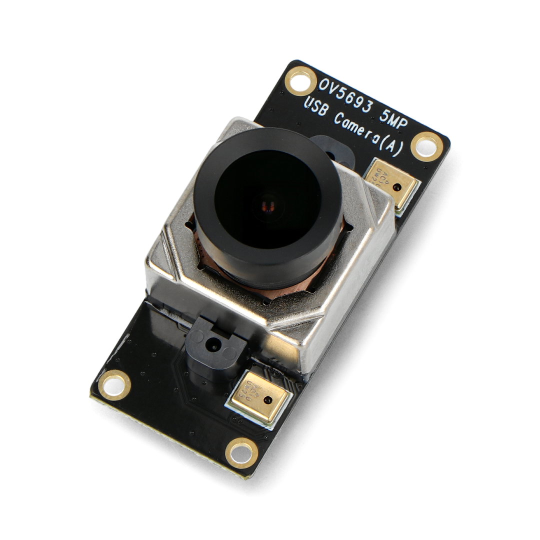 Moduł kamery usb ov5693 leży na białym tle.