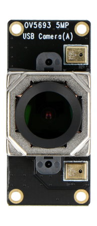 Moduł kamery usb ov5693 leży na białym tle.