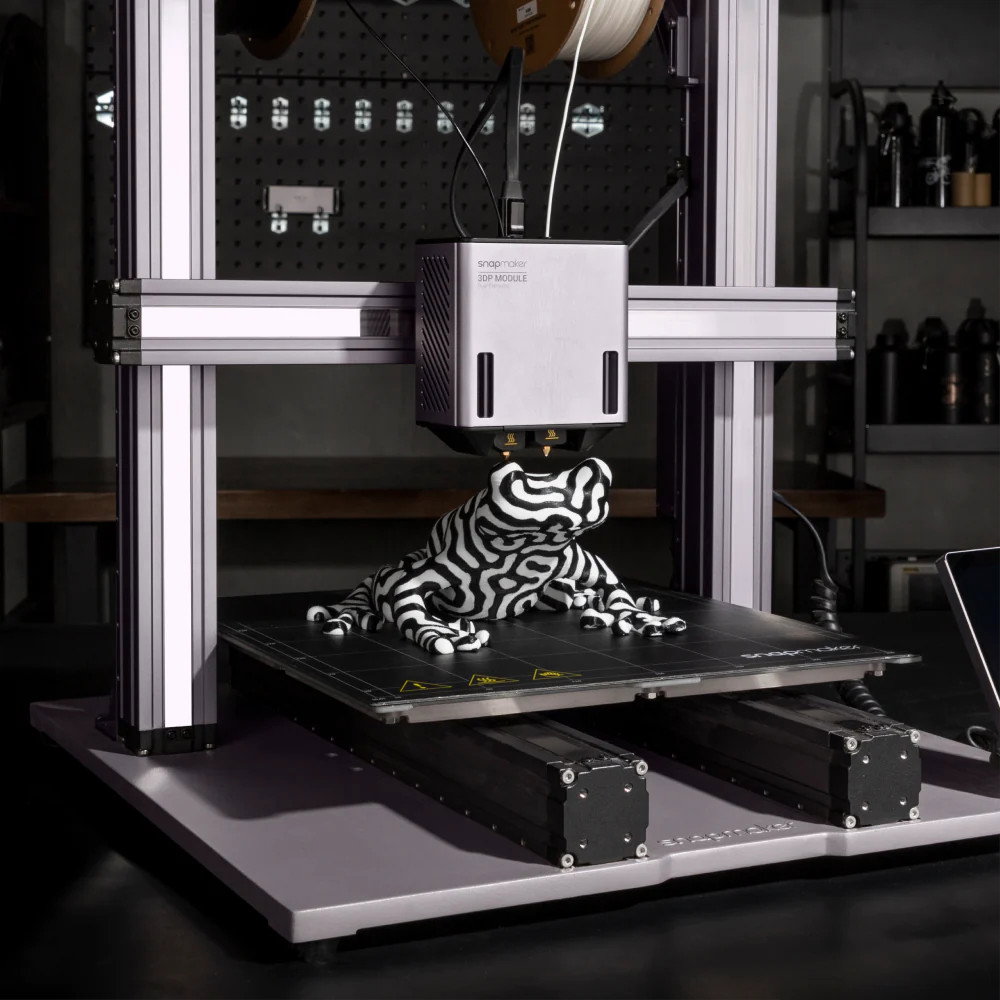 Erstellen Sie erstaunliche Drucke mit dem Dual-Extrusionskopf
