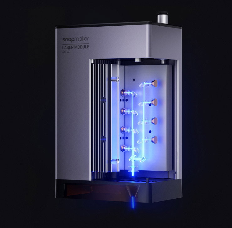 Leistungsstarker 40-Watt-Laser