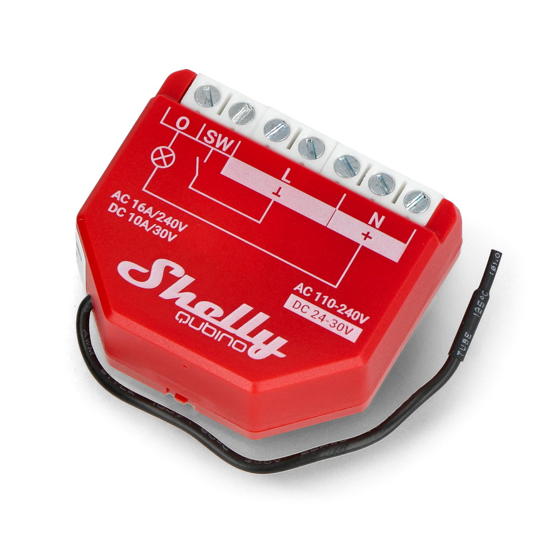 Shelly Qubino Wave 1PM - 1-Kanal Z-Wave 230 V dotiertes Relais/Controller mit Leistungsmessung