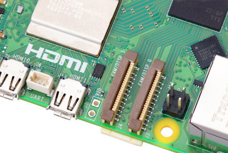 Raspberry Pi 5 wyposażone w dwa złącza MIPI CSI DSI