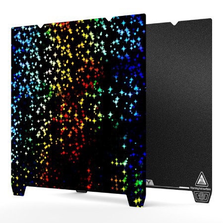 Dwustronna nakładka PET Stars + powlekana PEI na stół roboczy do drukarek 3D Creality K1 Max, Ender-3 V3 Plus - 315 x 310 mm