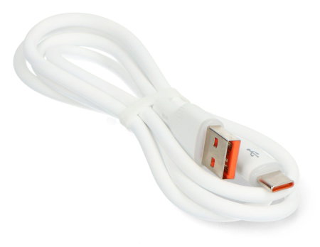 Przewód USB A - USB C 2.0 z podświetleniem - silikonowy - 1 m - Akyga AK-USB-59