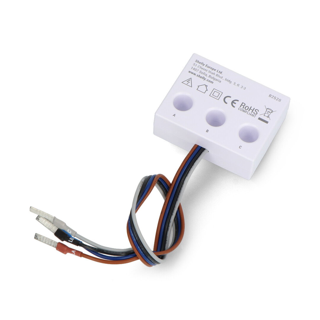 Shelly 3EM-63W Gen3 - jedno / trójfazowy miernik energii WiFi / Bluetooth - przewodowy