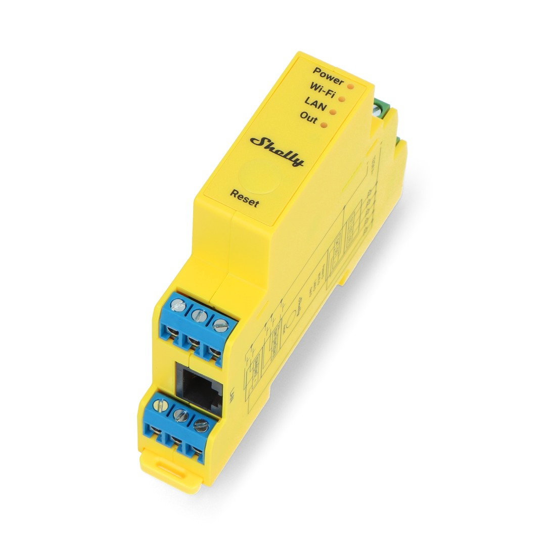 Shelly Pro RGBWW PM - 5-Kanal WiFi/Bluetooth/LAN-Beleuchtungssteuerung für DIN-Schienen