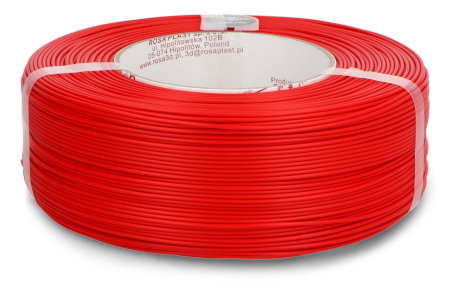 Rosa3D Nachfüllpackung PLA Starterfilament 1,75 mm 1 kg - Rot