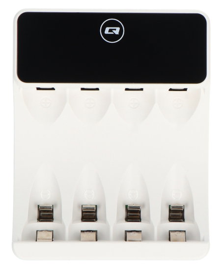 Das Qoltec-Ladegerät ist eine funktionale und sichere Lösung für Anwender, die wiederaufladbare Batterien verwenden