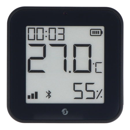 Das E-Paper-Display mit der Option zur Farbumkehr (weißer und schwarzer Hintergrund) gewährleistet eine angemessene